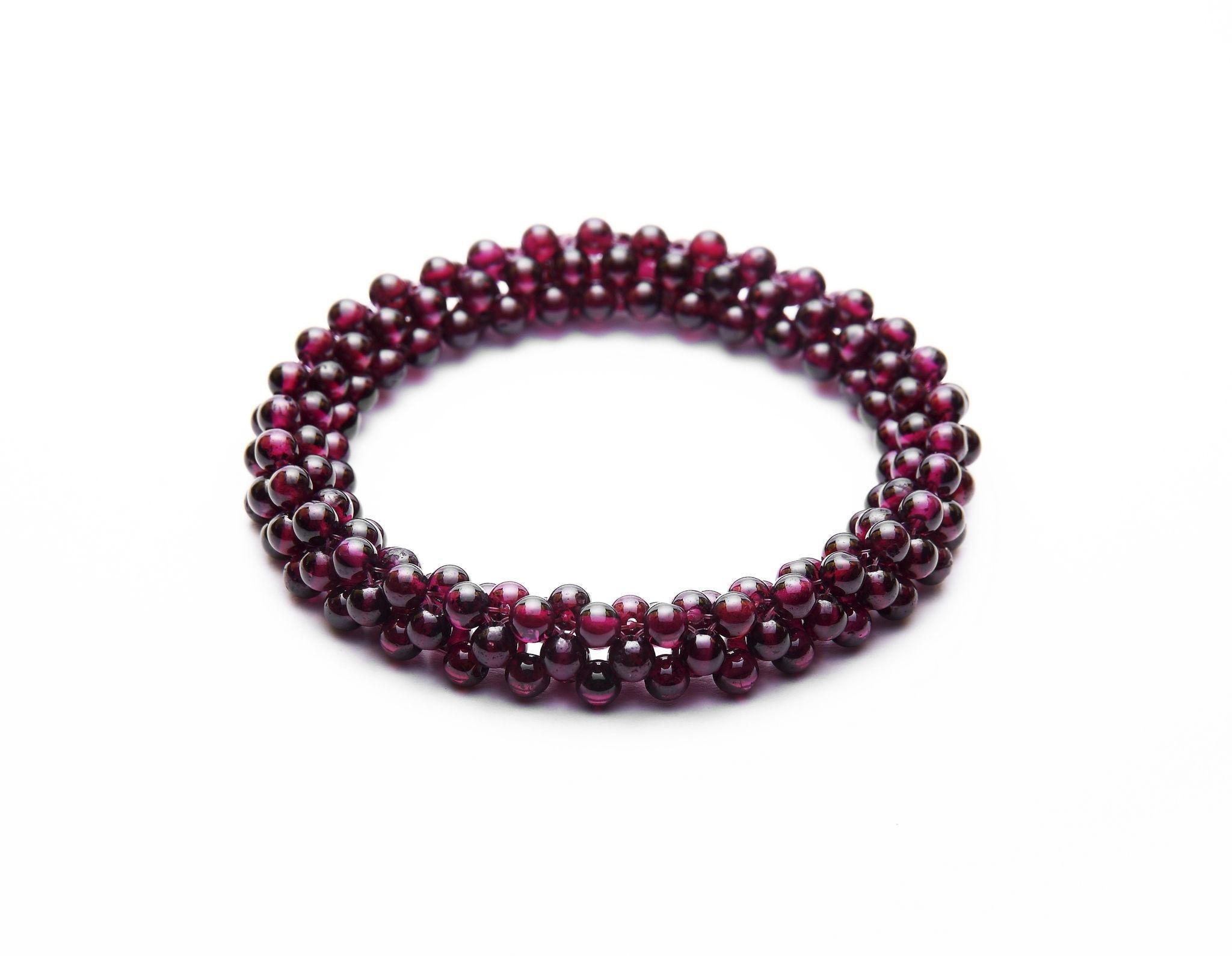 Garnet Crystal Bracelet