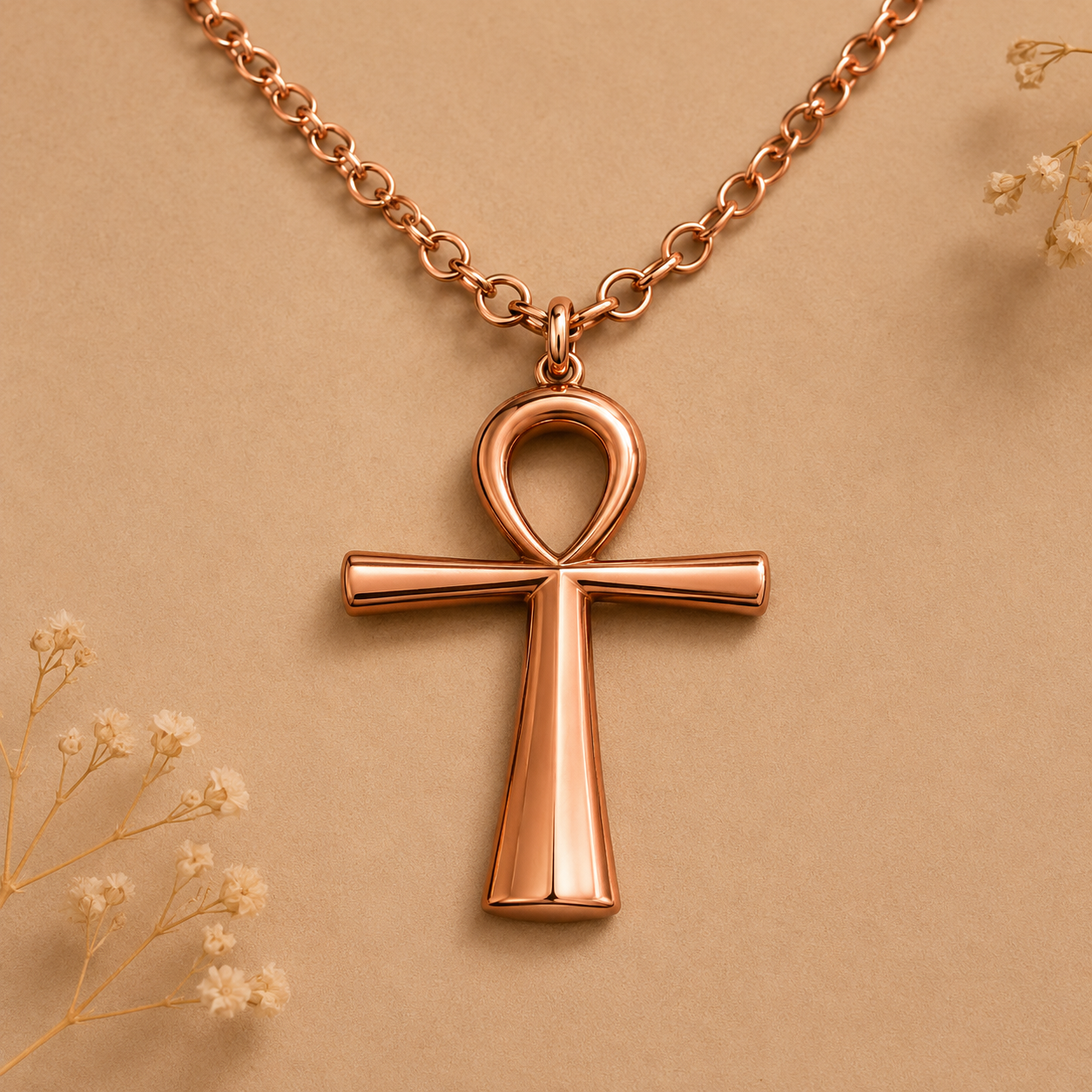 Copper Ankh Necklace