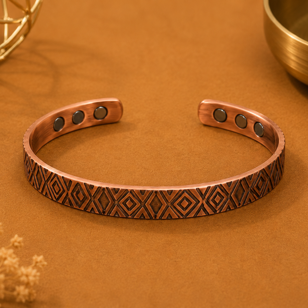 Tribal Copper Bangle